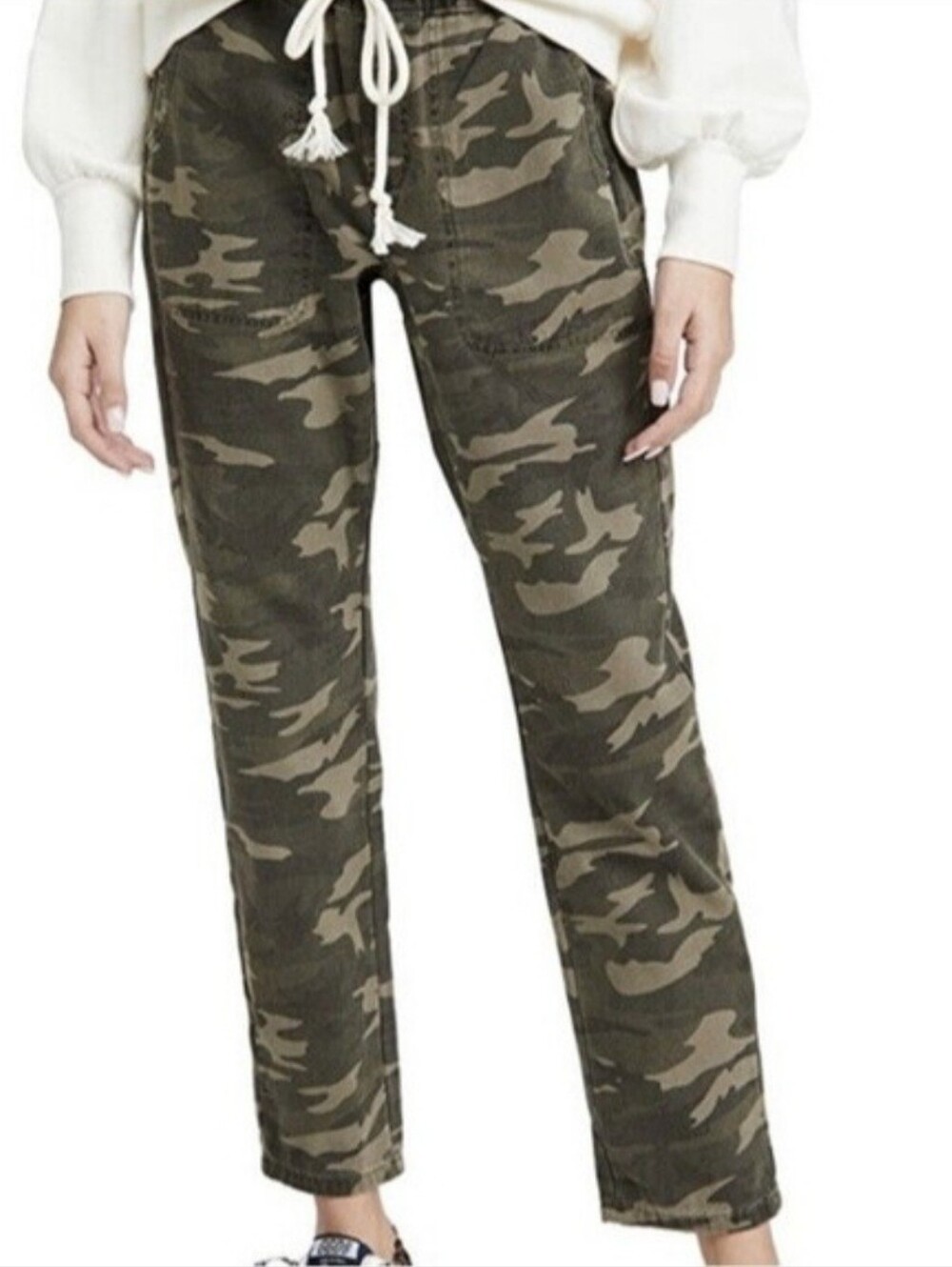 One Teaspoon Olive & Tan Shabbies Camo Joggers Small Casual Country Farmhouse